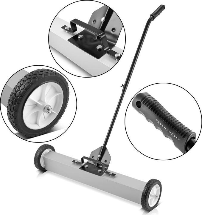 Produktbild Stahlwerk Magnet-Bodenkehrer MBK-30 ST mit 762 mm Breite 20 kg Fassungsvermögen