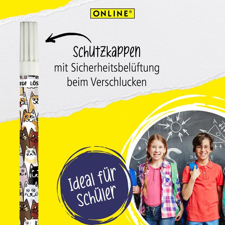 Actual product image Online Tintenlöscher Fluffy Cats