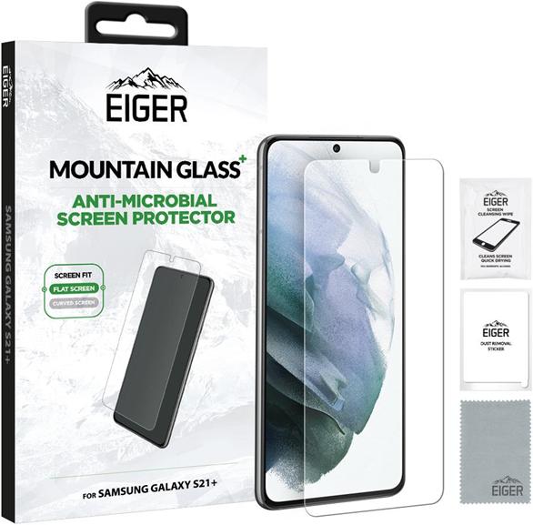 Actual product image Eiger Mountain Glass+ (1 Piece, Samsung Galaxy S21+)