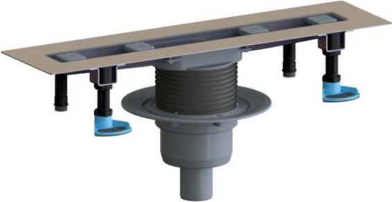 Dallmer shower channel CeraLine vertical F 521675, 1200mm, DN 50 height 110mm (1450 mm)