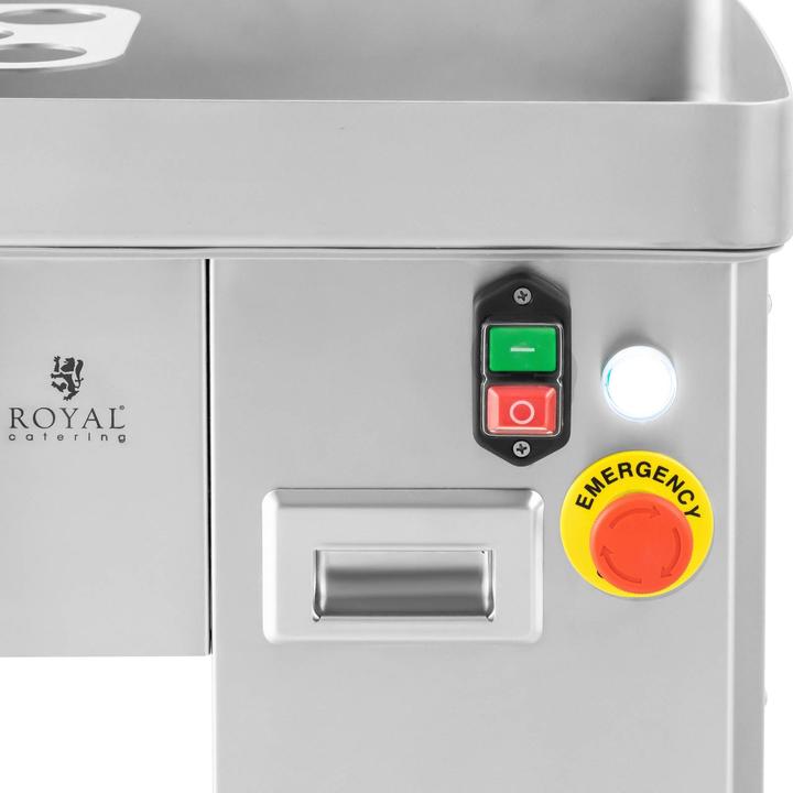 Actual product image Royal Catering Meat Cutting Machine - 550 W - - Stainless steel
