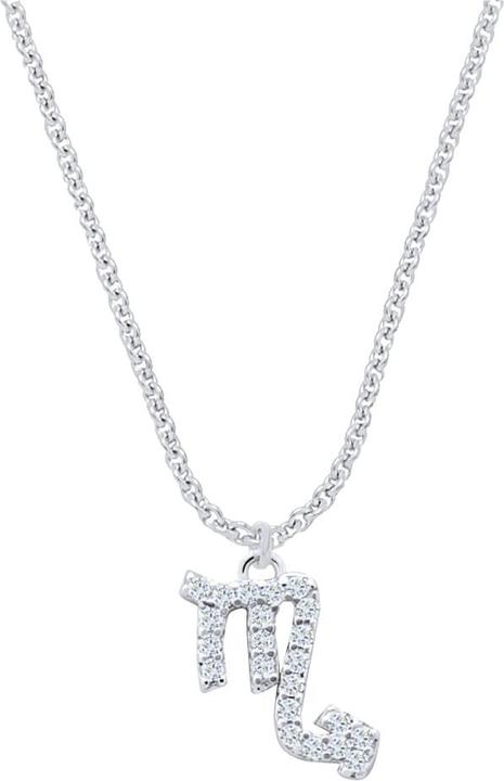 Candy Halskette Sternzeichen Skorpion, 925 Sterling Silber (925 Sterling Silber, 42 - 45 cm)