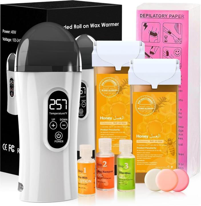 Produktbild Demine Roll On Waxing Set (110 x)