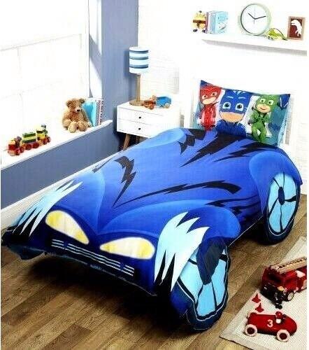 Actual product image PJ Masks Catboy car bed linen set