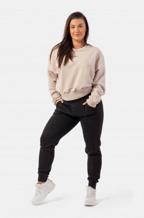 Actual product image Nebbia High-Waist Loose Fit Sweatpants "Feeling Good" 409 black (S)