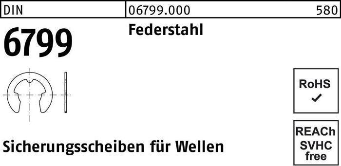 Produktbild Sicherungsscheibe DIN 6799 f.Wellen 1,5 Federstahl