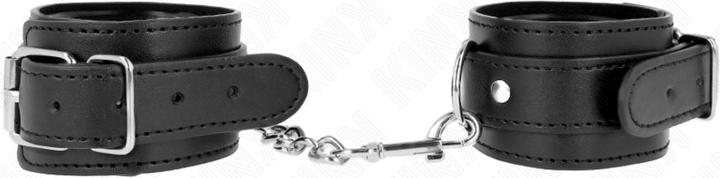 Actual product image Kink THIN Wrist Cuffs BLACK ADJUSTABLE 21-33 CM
