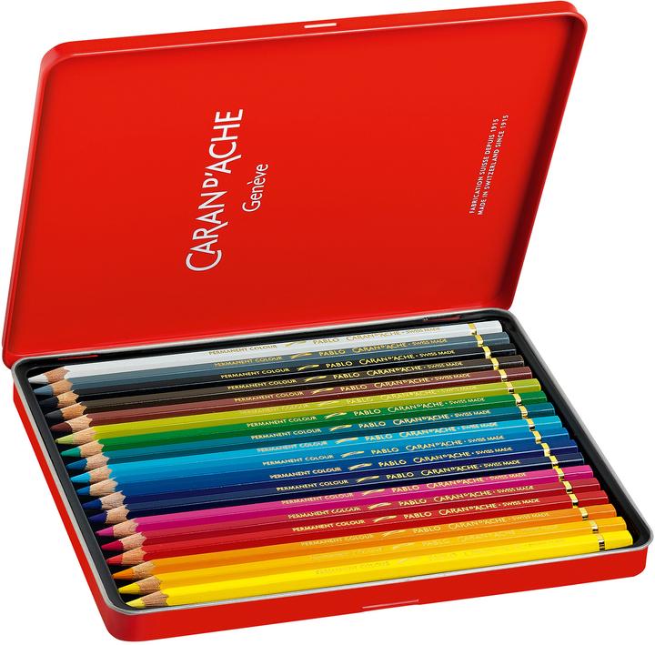 Image du produit Caran d'Ache Pablo Metallschachtel (Multicolore, 18 x)