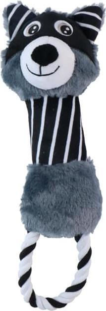 Produktbild Pet Toys Dog toy w/ rope animal 3as (Plüschspielzeug Hund)