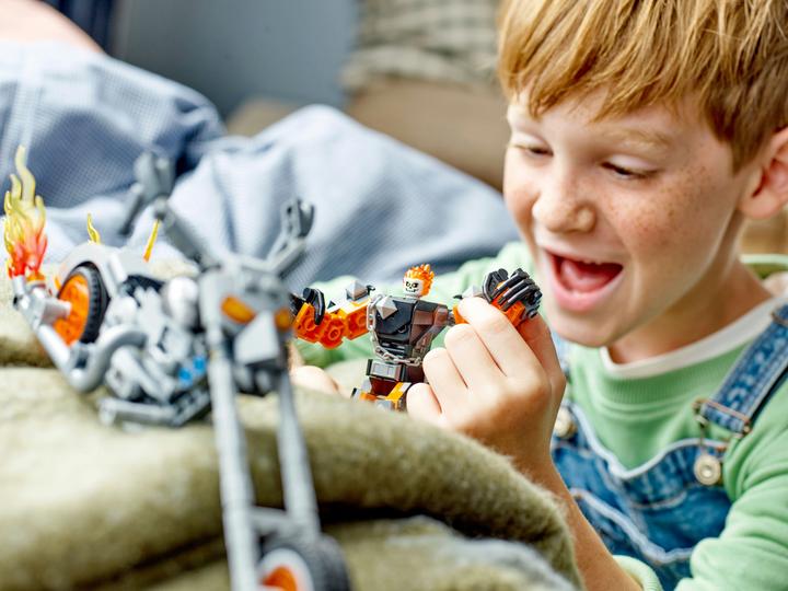 Actual product image LEGO 76245 Ghost Rider with Mech & Bike (76245, LEGO Marvel)
