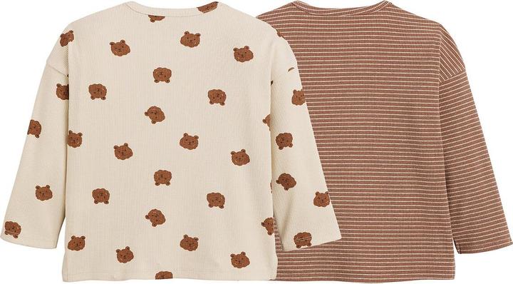 Produktbild La Redoute Collections 2er-Pack gerippte Langarm-Shirts (68)