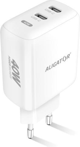 Immagine prodotto Aligator CHPD0023 caricatore per dispositivi mobili Universale Bianco AC Ricarica veloce Indoor (20 W)