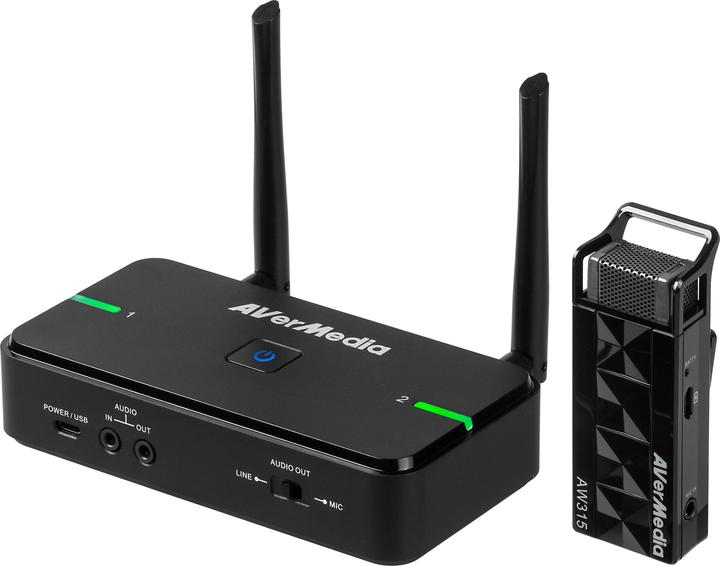 Actual product image AVerMedia AVerMic Wireless Teacher Microphone AW315-S