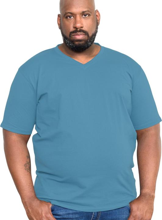 Produktbild DUKE TShirt Signature 2 mit VAusschnitt King Size Baumwolle (4XL)