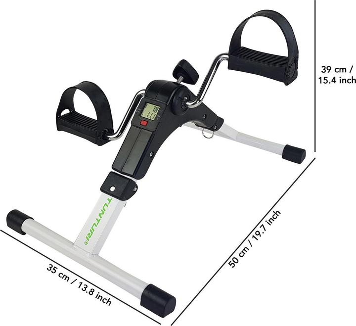 Actual product image Tunturi Faltbares Mini Bike mit Computer Display