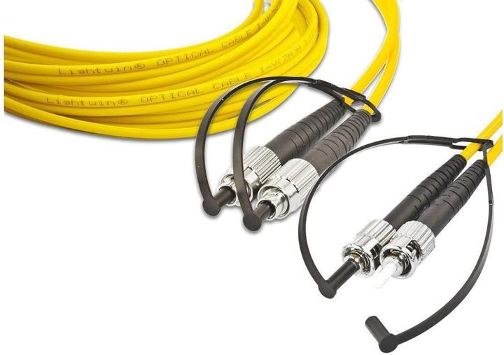 Produktbild Lightwin LDP-09 FC-ST 1.0 Glasfaserkabel 1 m LSOH OS2 2x FC 2x ST Gelb (1 m)