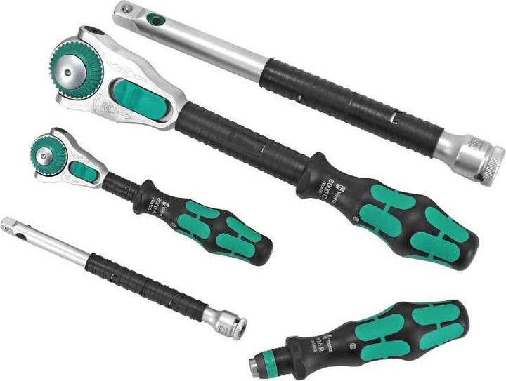 Actual product image Wera 8100 SA/SC 2 Zyklop Speed Ratchet Set (15 mm, 7 mm, 6 mm, 8 mm, 4 mm, 5 mm, 23 mm, 18 mm, 22 mm, 13 mm, 12 mm, 10 mm, 14 mm, 16 mm, 24 mm, 21 mm, 19 mm, 20 mm, 11 mm, 9 mm, 17 mm)