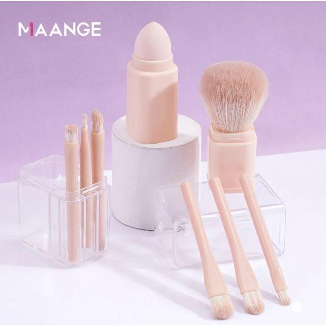 Actual product image Maange Mini Make-Up Travel Brushes (8-piece set) (Set)