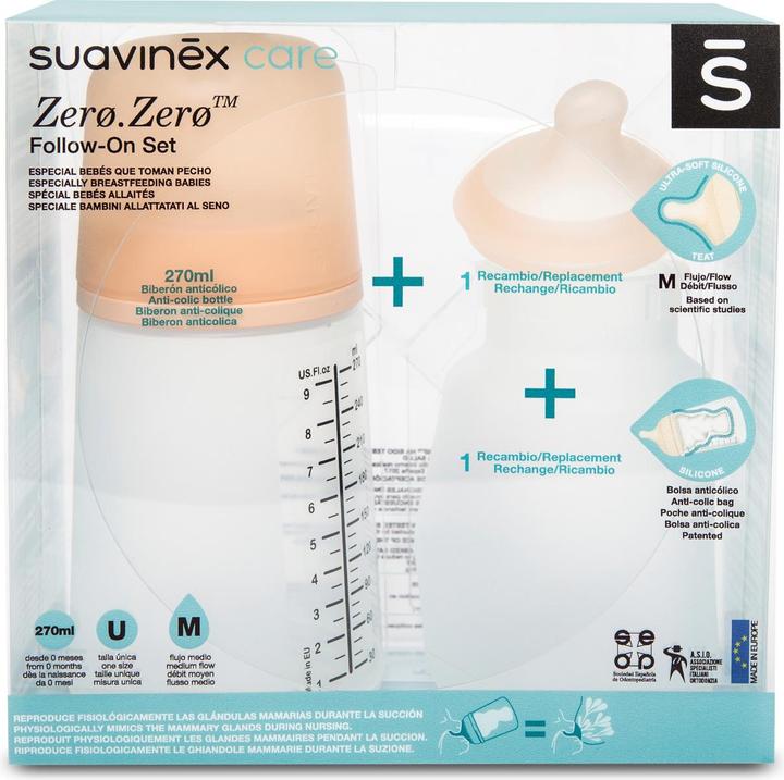 Produktbild Suavinex Zero.Zero Follow-On Kit (270 ml)