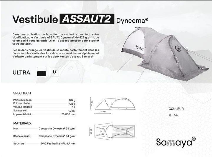 Produktbild Samaya Assaut2 Dyneema (0.41 kg)