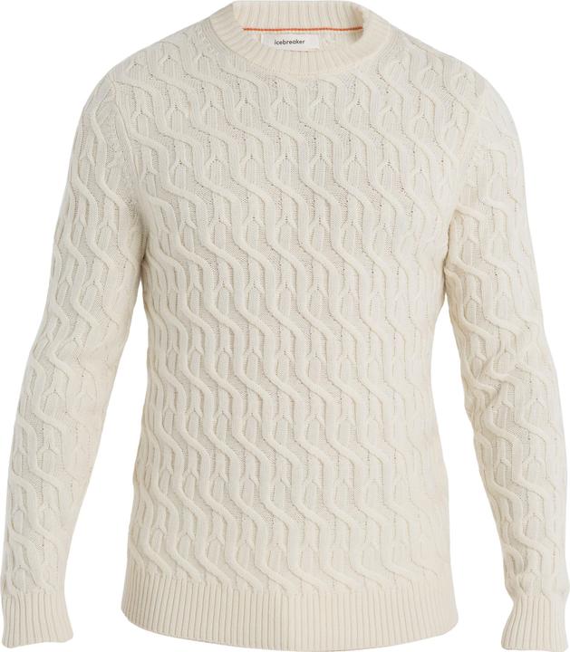 Icebreaker M Mer Cable Knit Crewe Sweater (XL)