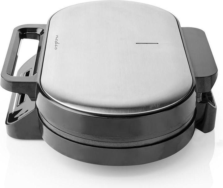 Actual product image Nedis Waffle iron 2 x 5 Heart shaped waffles 12 cm 1200 W plastic/metal (EU plug)