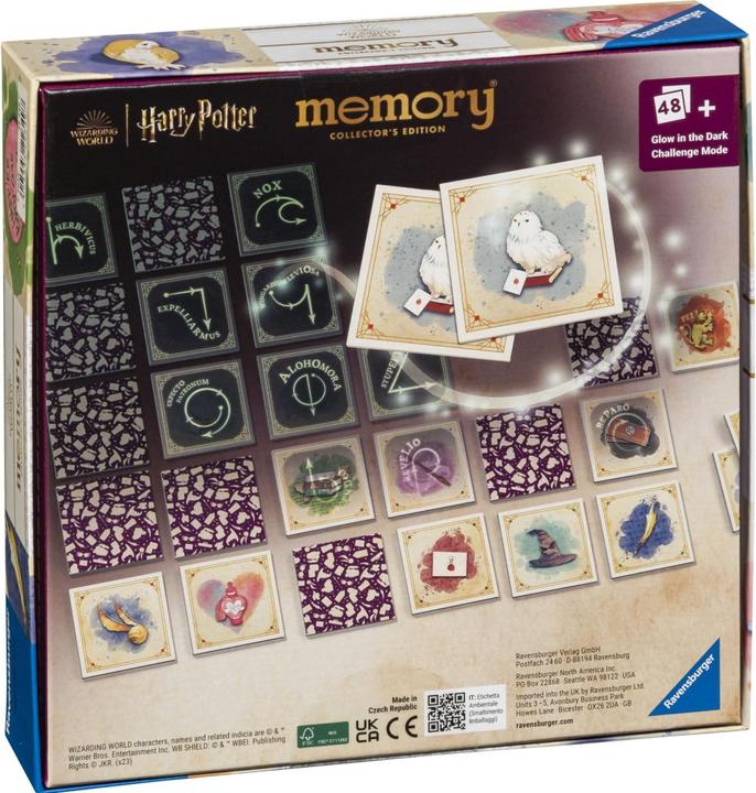 Actual product image Ravensburger Collector's memory Harry Potter (French, Dutch, Multilingual, Italian, Portuguese, English)
