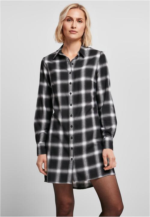 Actual product image Urban Classics Ladies Cotton Check Shirt Dress (S)