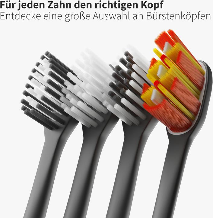 Immagine prodotto Zahnheld Schallzahnbürste im Doppelpack Schwarz (Spazzolino sonico)