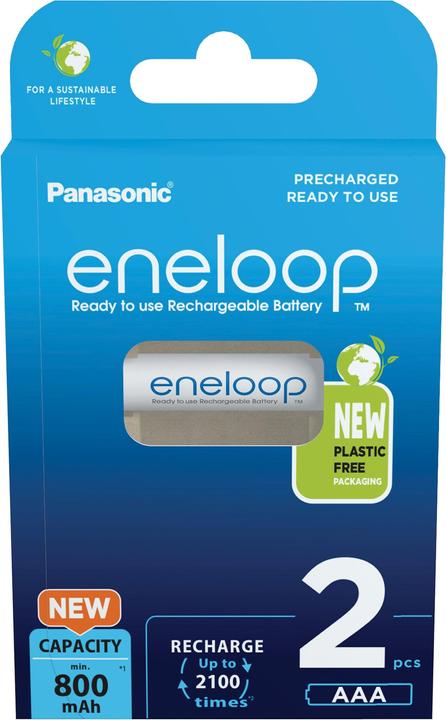 Actual product image Panasonic Eneloop (2 pcs., AAA, 800 mAh)