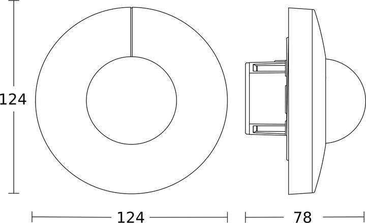 Actual product image Steinel Infrared sensor IS 345 KNX (11.50 m)