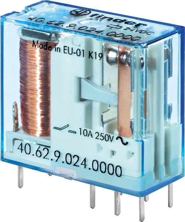 Actual product image Finder 40.62.9.110.0000 Print relay 110 V/DC 10 A 2 CO contact 1 pc.