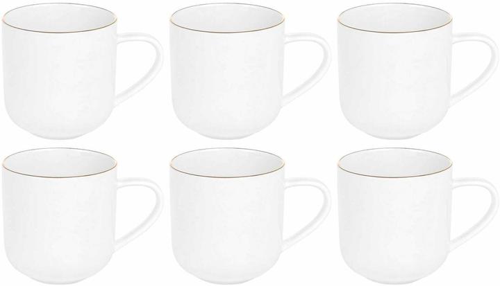 Image du produit Furber Tasse 400 ml, 6 pièces, blanc/or (400 ml, 6 x)