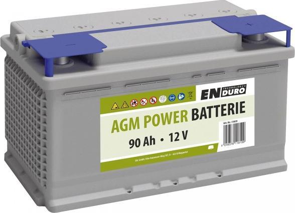 Produktbild Enduro Versorgungsbatterie Batterie AGM Power 90AH 12V (11819) (12 V, 90 Ah)