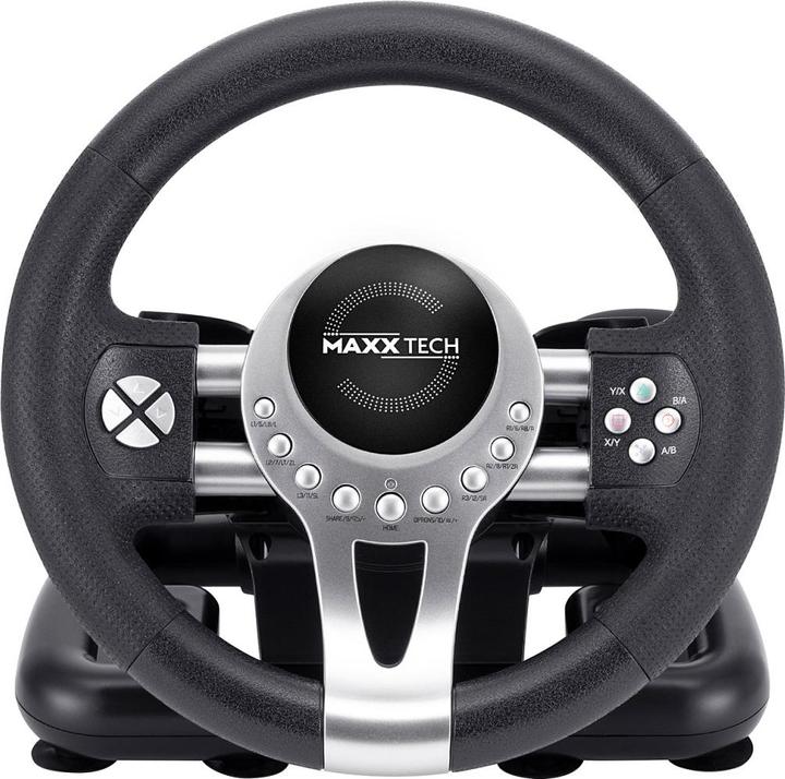 Actual product image Maxx Tech Pro Racing Wheel Kit (PC, Switch, PS4, XBX) (PC, Switch, PS4, Xbox One S, Xbox One X, Xbox Series S, Xbox Series X)