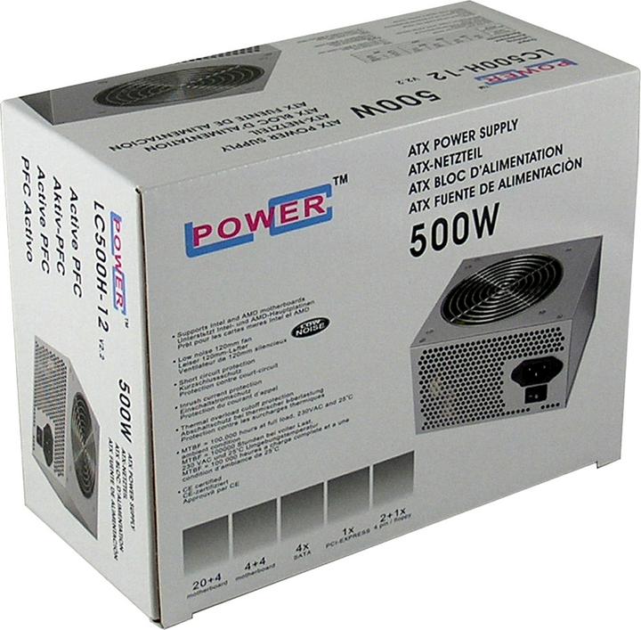 Image du produit LC-Power Série Bureau - LC500H-12 V2.2 (500 W)