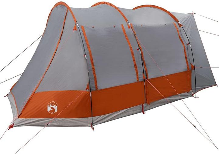Immagine prodotto VidaXL Tenda auto 2 persone Grigio e arancione Impermeabile (12.40 kg, 2 persone)