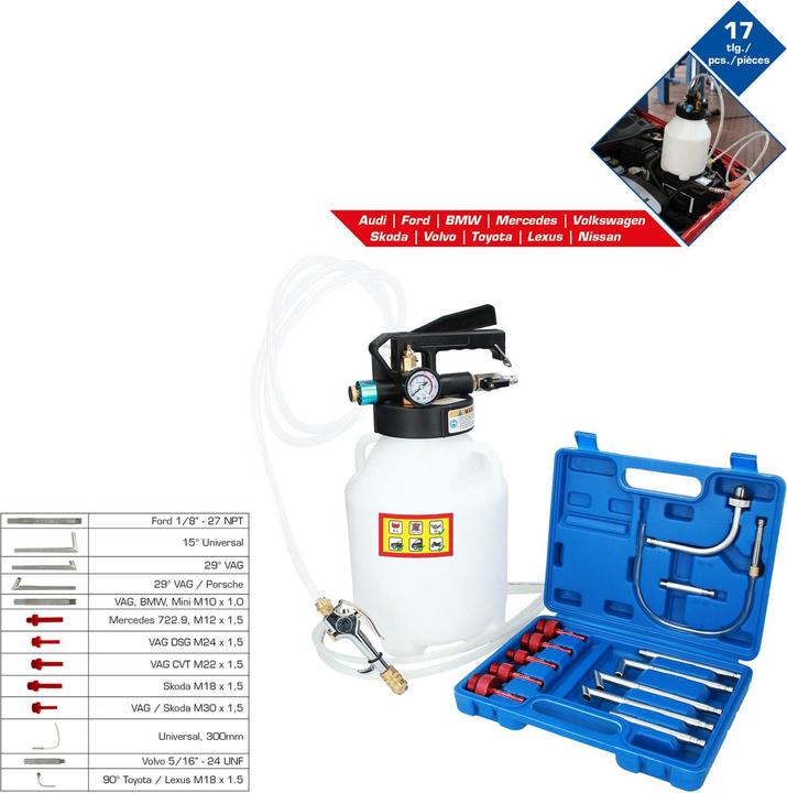 Produktbild Brilliant Tools Getriebeöl-Füllgerät mit Adapter