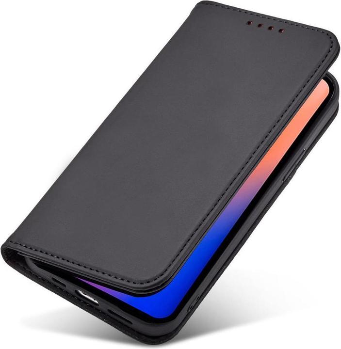 Produktbild Hurtel Magnet Card Case for iPhone 12 cover card wallet card stand black (Apple iPhone 12)