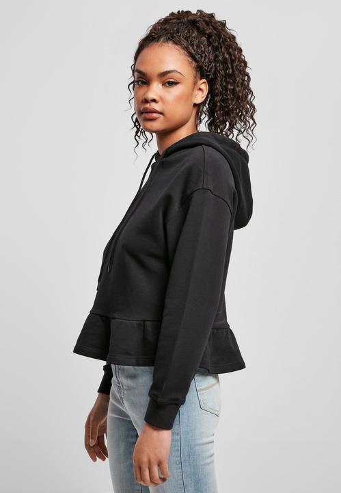 Actual product image Urban Classics Ladies Organic Flounces Hoody - 12522 (M)
