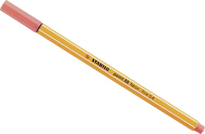Produktbild STABILO point 88 Fineliner (Neonrot, 1 x)