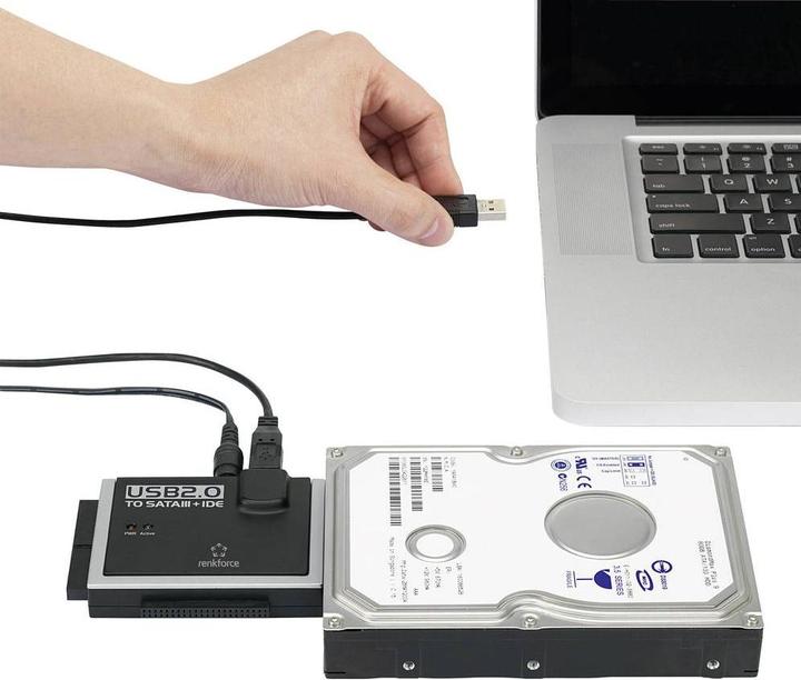 Immagine prodotto Renkforce Convertitore da USB 2.0 a IDE+SATA