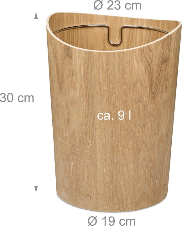 Immagine prodotto Relaxdays Cestino gettacarte (9 l)