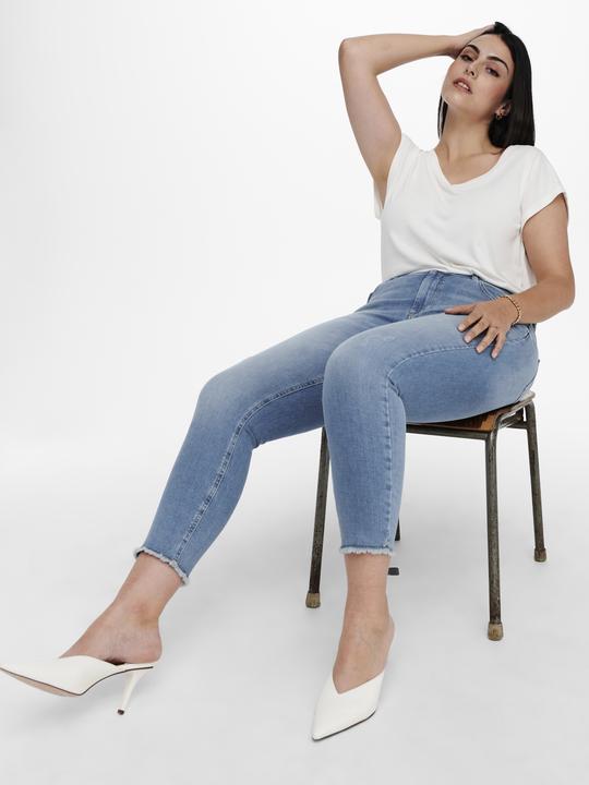 Actual product image Only Curvy CarWilly Reg Ankle Skinny Fit Jeans (W48/L32)
