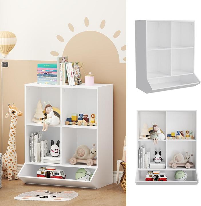 Produktbild Vicco Kinderregal Conny, Weiss, 65.5 x 82.5 cm