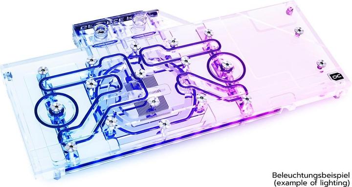 Alphacool Eisblock Aurora Acryl GPX-N RTX 3080/3090 XC3 Ultra Gaming mit Backplate
