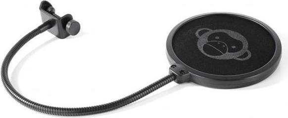 Actual product image Monkey Banana Monkey Pop Protector with Microphone Stand