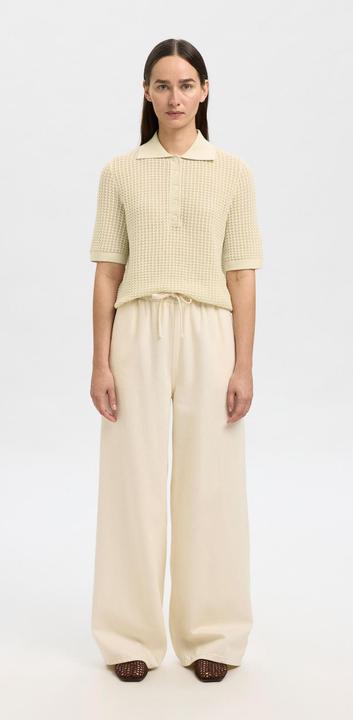 Actual product image Selected Femme Baumwoll Polohemd aus Strick (XL)