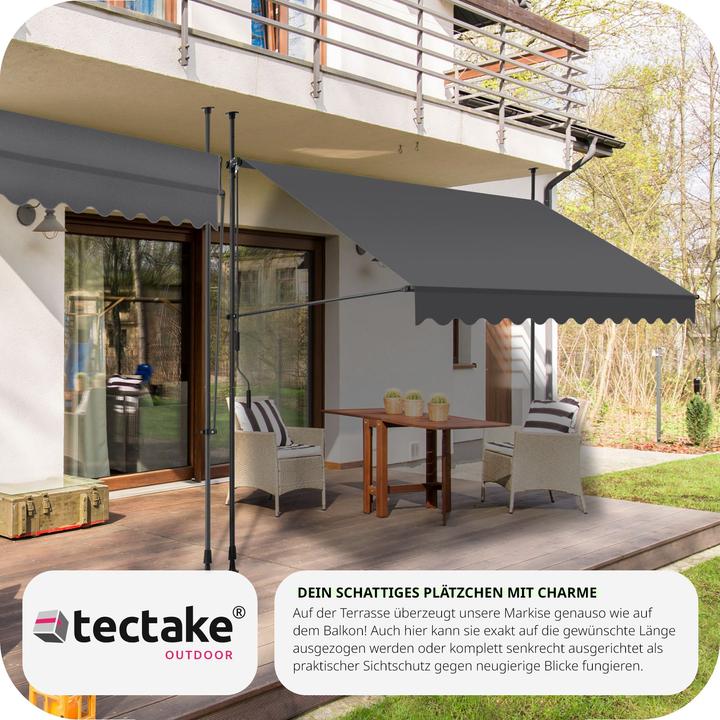 Immagine prodotto tectake Tenda da sole a morsetto (3 m)