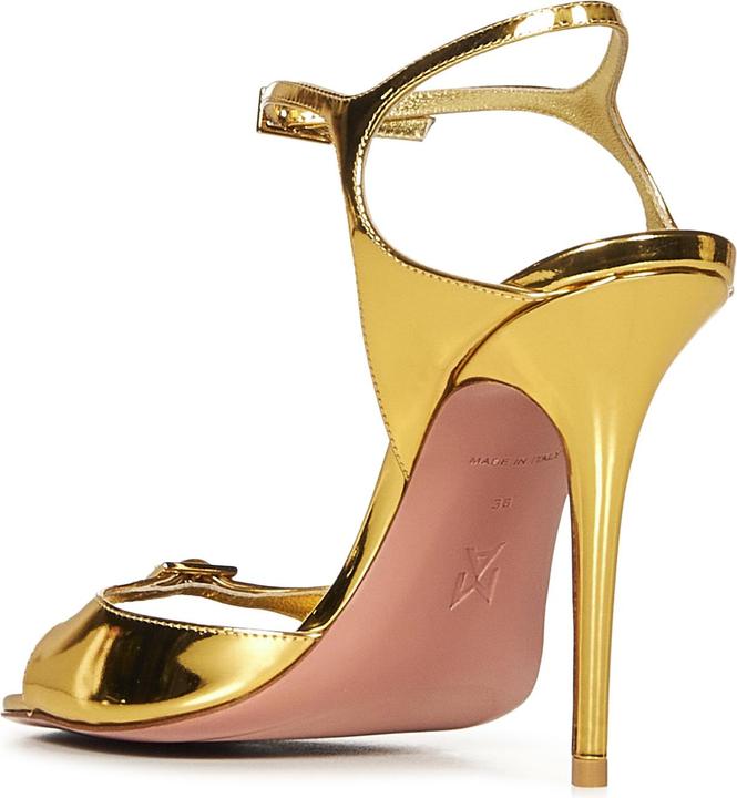 Actual product image Amina Muaddi Sandals Golden (39)